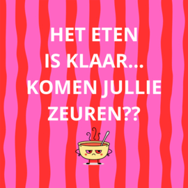 Tegeltje "Zeuren"
