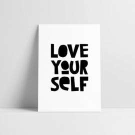 Kaart Love yourself