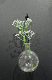 Vaas bol glas transparant 11cm