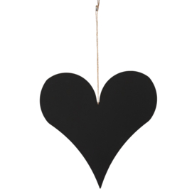 Houten hart memobord 50cm - Veel mogelijkheden