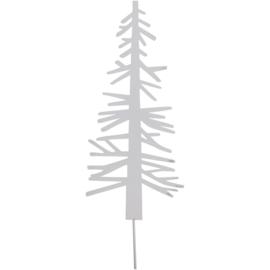 Dennenboom metaal wit 51cm