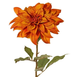 Kunstbloem Dahlia terra