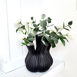 Tulpenvaas zwart 19,5cm