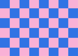 Maandkalender 2027 blauw roze – Duurzaam, stijlvol en herbruikbaar