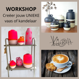 WORKSHOP "Creëer jouw unieke vaas of kandelaar"