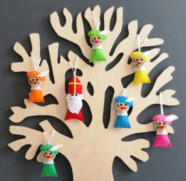 Wensboom hout 73cm