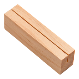 Magnetische kaarthouder van hout – 17 x 2 x 2,5 cm – voor magneetbord