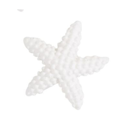 Zeester wit magneet 3cm