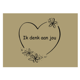 Kaart ik denk aan jou
