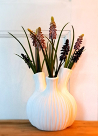 Tulpenvaas wit 21 cm