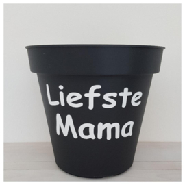 Bloempot Liefste mama 25 cm