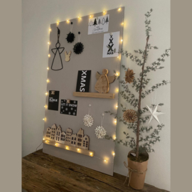 Magneetbord taupe 60 x 100cm