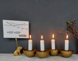 Kaart hiep hiep hoera