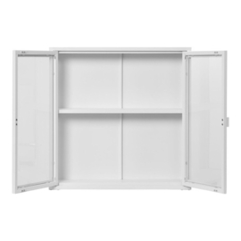 Vitrinekast wit 80 x 80cm