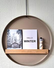Magneetbord dienblad taupe 35cm NIEUWE VOORRAAD begin augustus