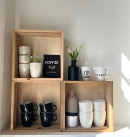 Gusta wandplank hout