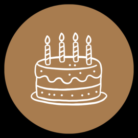 Magnet Kuchen rund 12 cm