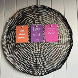 Magneetbord antiek zwart 58cm
