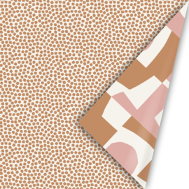 Dubbelzijdig FSC Cadeaupapier – 50 cm x 3 m