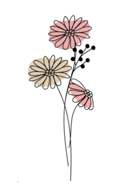 Kaart bloemen