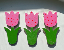 Tulpen magneet 3 stuks