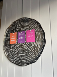 Magneetbord antiek zwart 58cm