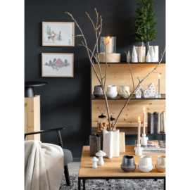 Paddenstoel wit 8,6cm