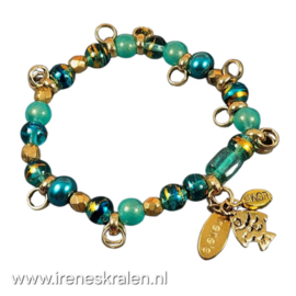 TU0053: Schattig armbandje Teal-kleur