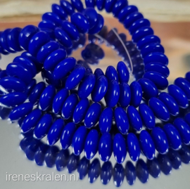 GBL 016: Kleine Spacer DonkerBlauw, ca 3x6mm