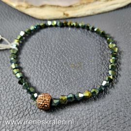 GR006B: Armbandje Toupilles, ca 19cm