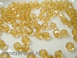 GB143: Facetted Bead 4mm, Licht Colorado Topaz