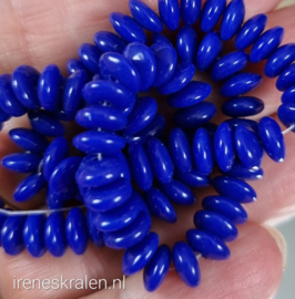 GBL 016: Kleine Spacer DonkerBlauw, ca 3x6mm