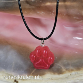 RZ 0007: HondenPoot Hanger aan ketting