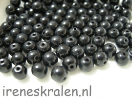Gzwt 028 Rond zwart 6mm