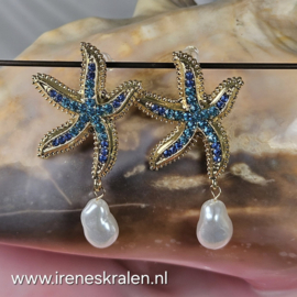 TU0055: Leuke oorbellen met ZeeSterren