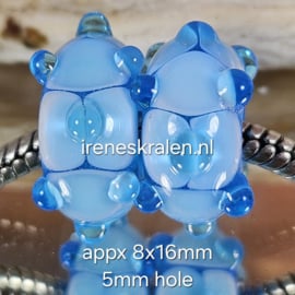 IKOC1000: Set van 2 GrootGatKralen Aqua