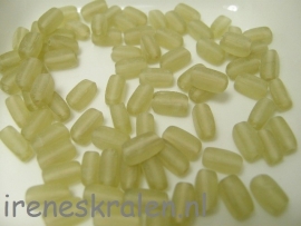 GG 014 Kleine kraal frost groen 8x4mm