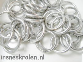 M 136 Metallook ring glad, 16mm