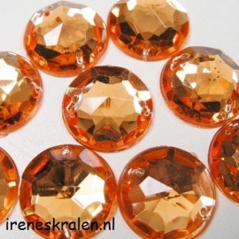 Opnaaisteen Rond 18.4mm Oranje