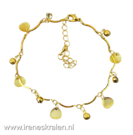 WI 0026: Armbandje fijntjes goud, ca 18,5cm + verlengkettinkje