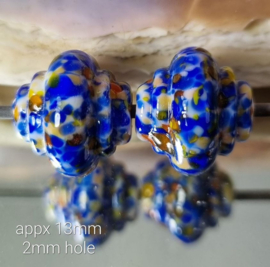 IKBL0036: DuoSet Baroque frit, ca 13mm