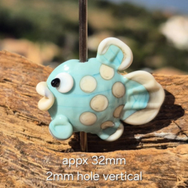 IKOC0009: Focal Kraal Vis Turquoise, ca 32mm