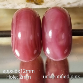 DuoSet Spacers/kleinere kralen, ca 6x12mm, Pink (geen idee welke)