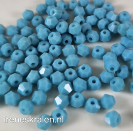 GAq030: Facet LichtTurquoise 4mm *