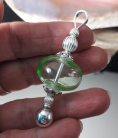 HK 008: Pendant with Hollow Bead, to fill yourself