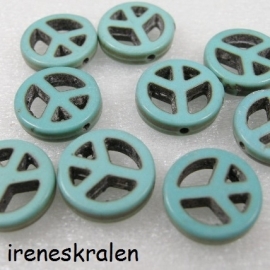 GT 373 Kraal Peace-teken, 15mm