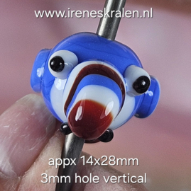 IKBL0000: Grote Kraal Toekan Blauw