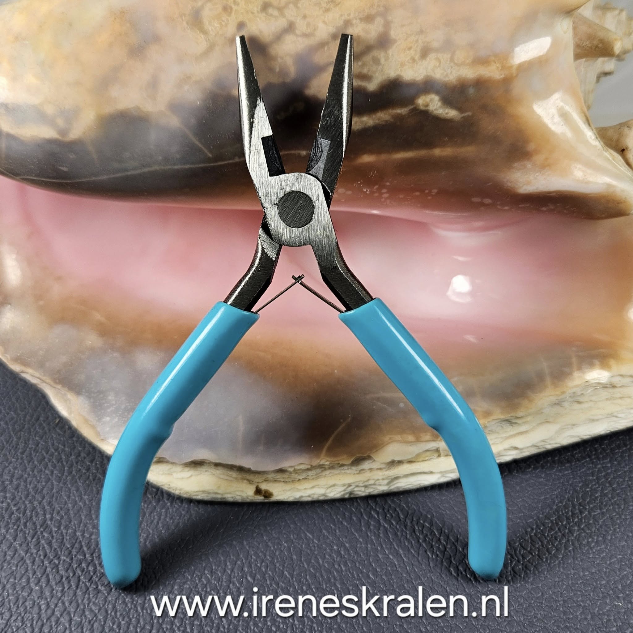 Griptang glad Turquoise, ca 12,5cm