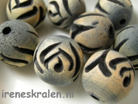 Gzwt 110 Hout, handgemaakt 19mm (3.2mm gat)