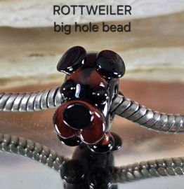 IKZW0029: GrootGatKraal Hond Rottweiler, ca 9x16mm